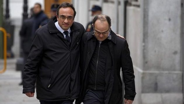 Στη φυλακή πέντε Καταλανοί αυτονομιστές ηγέτες με απόφαση Ισπανικού Δικαστηρίου