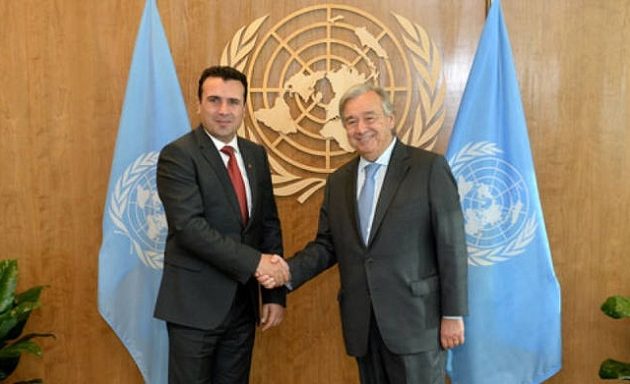 Τι είπαν στο τηλέφωνο Ζάεφ – Γκουτέρες για το ζήτημα της ονομασίας