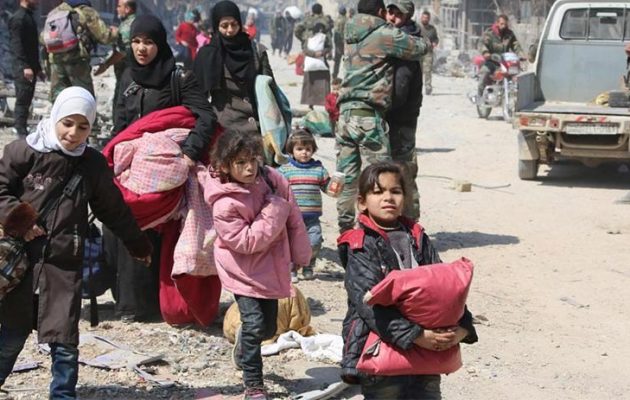 Οι Τούρκοι εποικίζουν την Εφρίν με ισλαμιστές από την Ανατολική Γούτα και Τουρκμένους