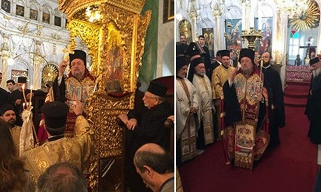 Ενθρονίστηκε ο μητροπολίτης Πριγκηποννήσων Δημήτριος παρουσία του Οικ. Πατριάρχη