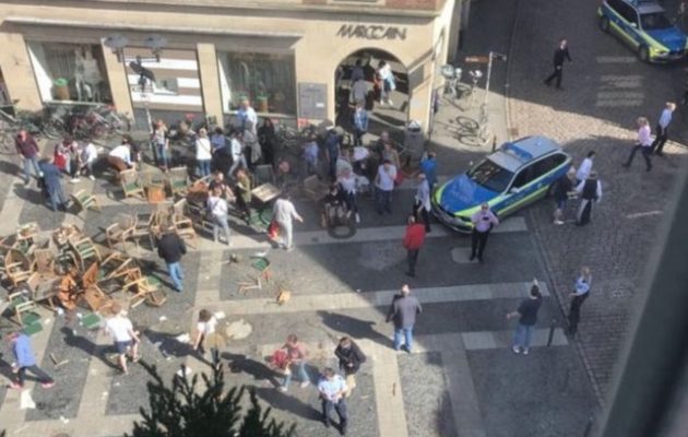 Τρόμος στη Γερμανία: Τέσσερις νεκροί και 20 τραυματίες από πτώση βαν σε καφετέρια