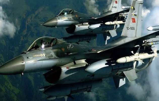 Τουρκικά F-16 πέταξαν πάνω από τέσσερα ελληνικά νησιά