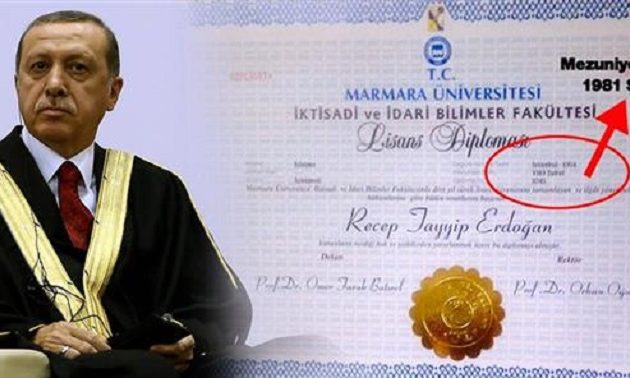 Κάτοχος πλαστού πτυχίου ο Ερντογάν – Δεν μπορεί να κατέβει νόμιμα στις εκλογές