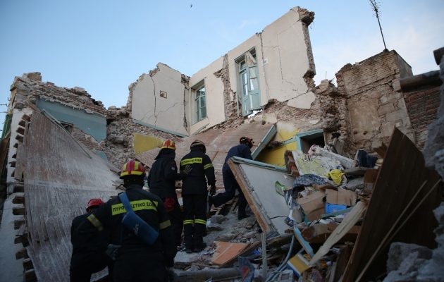 Οικονομική βοήθεια 1,3 εκατ. ευρώ για την αποκατάσταση των ζημιών μετά τον σεισμό στη Λέσβο