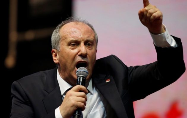 Ο Ιντζέ διεκδικεί την ηγεσία των κεμαλικών του Λαϊκού Ρεπουμπλικανικού Κόμματος