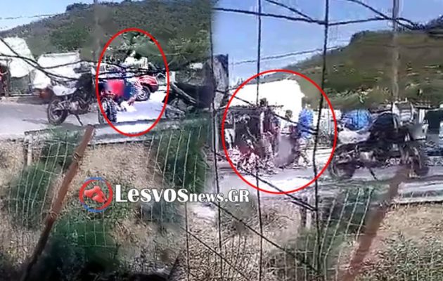 Μυτιλήνη: Επεισόδια  με τραυματίες στο hotspot της Μόριας (βίντεο)