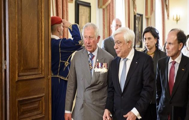 Παυλόπουλος σε πρίγκιπα Κάρολο: Ευελπιστούμε σε επιστροφή των γλυπτών του Παρθενώνα