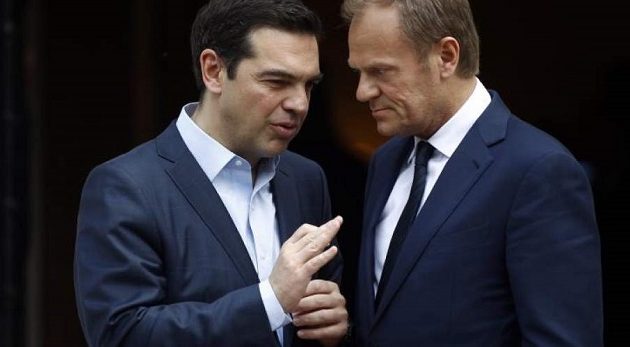 Τουσκ σε Τσίπρα: Τα Σκόπια να λύσουν το ονοματολογικό για να μπουν στην Ε.Ε.