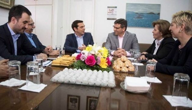 Συνάντηση του Αλέξη Τσίπρα με τον δήμαρχο Λήμνου