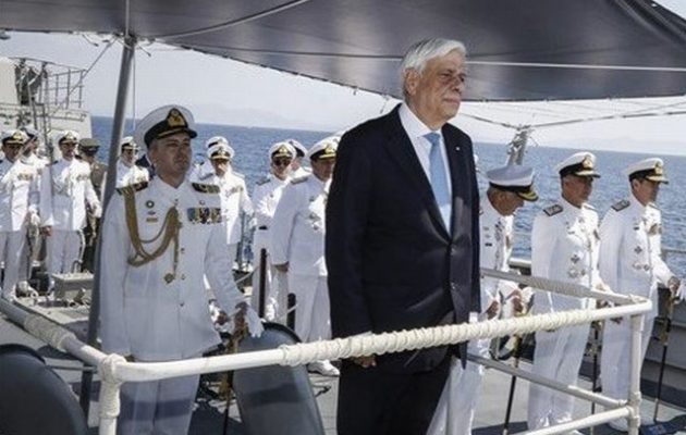 Νέο τελεσίγραφο Παυλόπουλου στην Τουρκία: Το Πολεμικό Ναυτικό θα υπερασπιστεί την ΑΟΖ