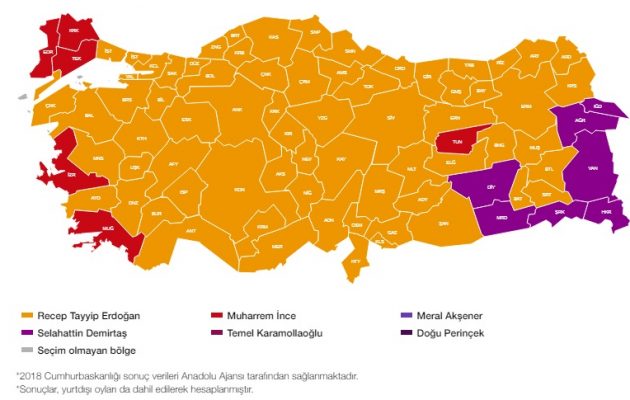 Εκλογές Τουρκία: 57,3% συγκεντρώνει ο Ερντογάν στο 37,7% των εκλογικών τμημάτων
