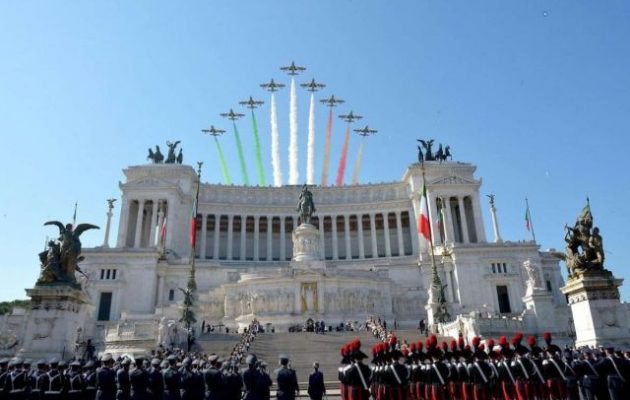 Η Ιταλία γιόρτασε τη 72η επέτειο της Δημοκρατίας με κυβέρνηση Πεντάστερων και Λέγκα