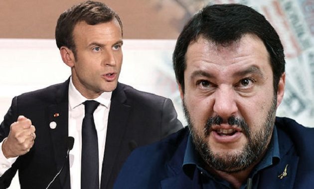 Ο Σαλβίνι «σφάζει» Μακρόν: Κάνει τον τρελό γιατί η δημοτικότητά του είναι στο ναδίρ
