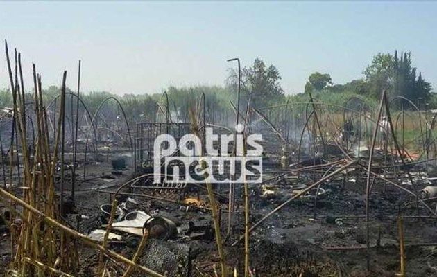 Σκηνές και παροχή βοήθειας στους μετανάστες εργάτες γης της Νέας Μανωλάδας