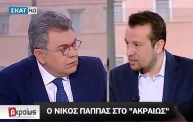 Ο Παππάς προειδοποίησε τα κανάλια που αναμεταδίδουν τουρκική προπαγάνδα και ειδικά τον ΣΚΑΪ (βίντεο)
