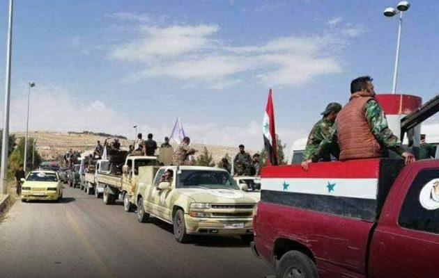 Χιλιάδες Σύροι στρατιώτες συγκεντρώνονται για μεγάλη επίθεση στον νότο της Συρίας