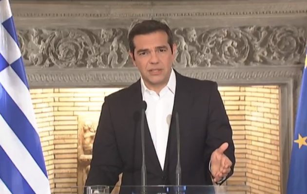 Δείτε σε βίντεο ή διαβάστε ολόκληρο το διάγγελμα του Αλέξη Τσίπρα για το Σκοπιανό (βίντεο)