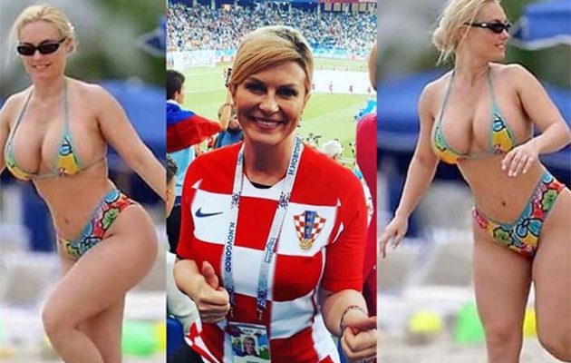 Είναι fake οι φωτο της πληθωρικής Προέδρου της Κροατίας Κολίντα Γκράμπαρ; (φωτο+βίντεο)