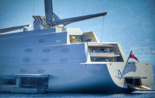 Διαστημική θαλαμηγός Ρώσου κροίσου έδεσε στην Κέρκυρα – Κοστίζει 390 εκατ. ευρώ (φωτο)