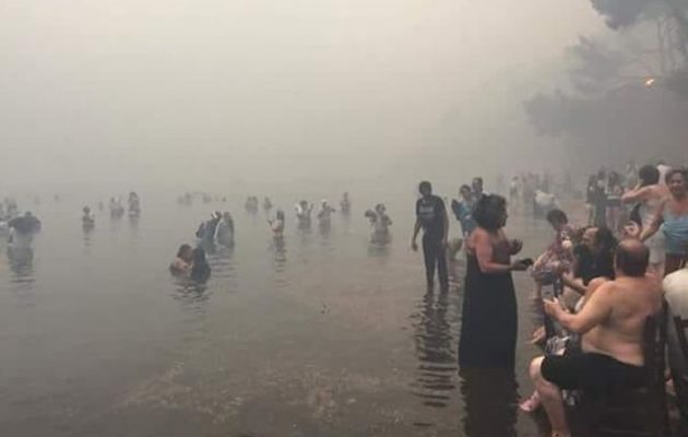Το Λιμενικό Σώμα απεγκλώβισε 700 ανθρώπους από τις παραλίες της Ραφήνας