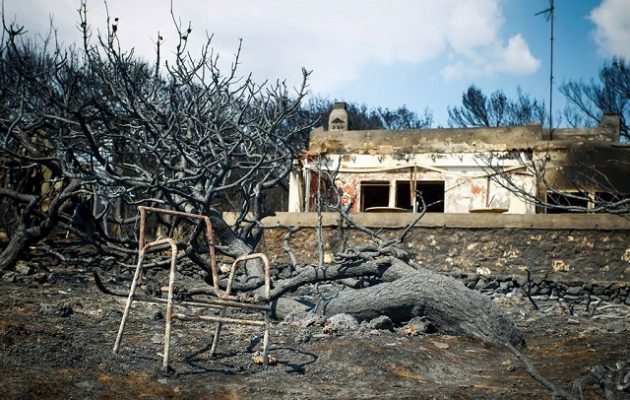Τα 15 προκαταρκτικά συμπεράσματα για τις φονικές φωτιές από έρευνα του Πανεπιστημίου Αθηνών