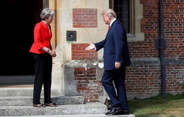 Tα βρήκαν Μέι- Τραμπ: Θα έχουμε συμφωνία εμπορίου μετά το Brexit