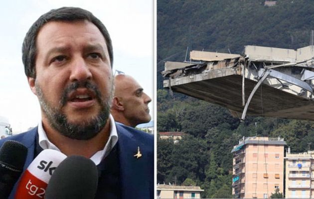Γένοβα: Πάνω από 35 οι νεκροί από την πτώση γέφυρας – Γιατί ο Σαλβίνι επιτέθηκε στην ΕΕ