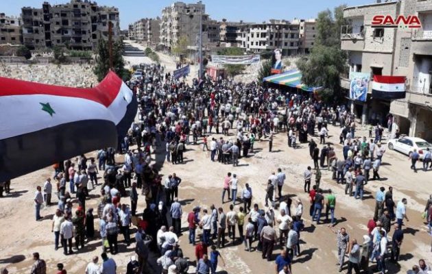 Επιστρέφουν οι κάτοικοι στο προάστιο Νταράγια της Δαμασκού δύο χρόνια μετά την απελευθέρωσή του
