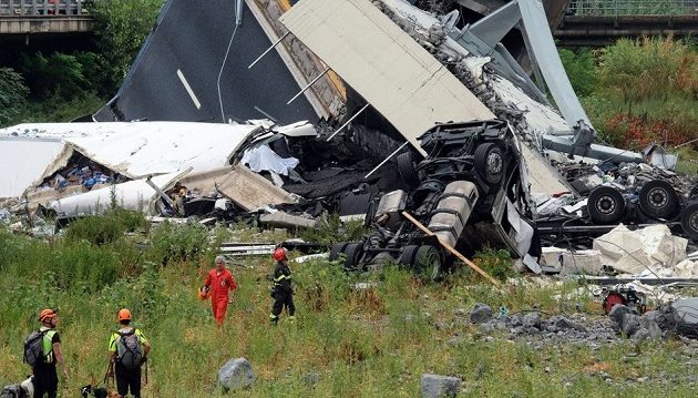Πώς κατέρρευσε η γέφυρα στην Γένοβα που σκότωσε 43 άτομα (βίντεο)