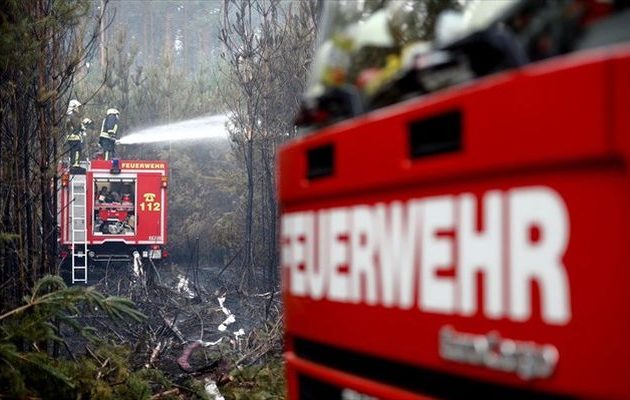 Μεγάλη πυρκαγιά στη Γερμανία έξω από το Βερολίνο – Εκκενώθηκαν χωριά