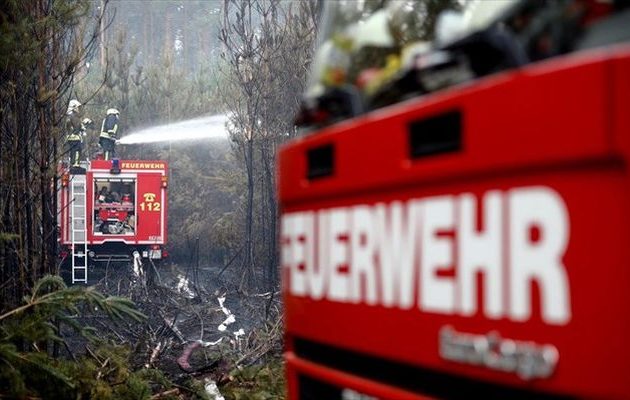 Μεγάλη πυρκαγιά στη Γερμανία έξω από το Βερολίνο – Εκκενώθηκαν χωριά