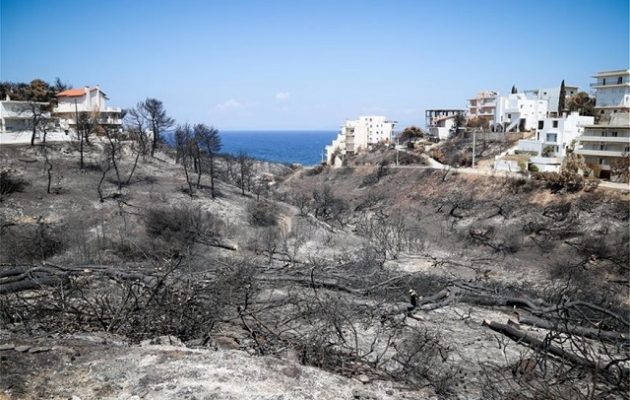 Η πύρινη λαίλαπα κατέστρεψε το 70% της επιφάνειας στο Μάτι- Αποκαλυπτικός χάρτης