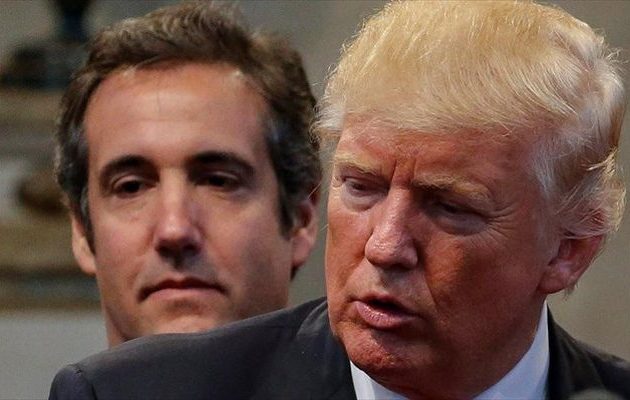 Ο Κοέν «δείχνει» Τραμπ: Μου έδωσε εντολή να πληρώσω δύο γυναίκες για να μη μιλήσουν