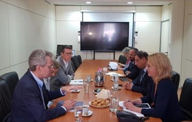 Τι συζήτησε η Δούρου με τον Πρέσβη των ΗΠΑ Τζέφρι Πάιατ