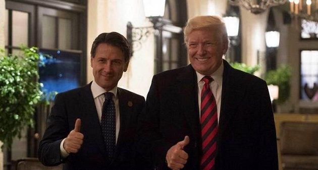 O Τραμπ πρότεινε στον Κόντε στήριξη των ιταλικών ομολόγων