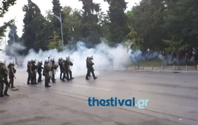 Θεσσαλονίκη: Επεισόδια στο κέντρο της πόλης στη διάρκεια των συλλαλητηρίων