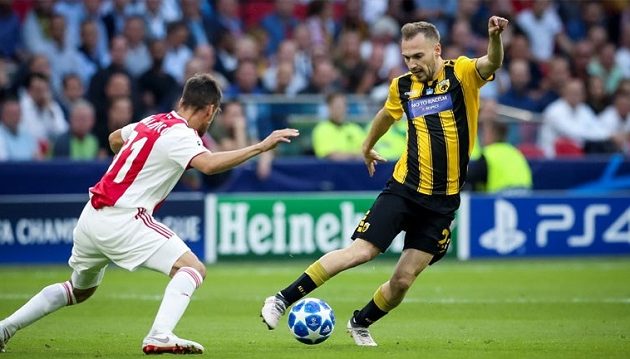 Τσάμπιονς Λιγκ: H AEK έχασε 3-0 από τον Άγιαξ στην πρεμιέρα των ομίλων