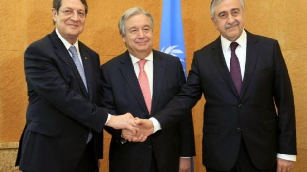 O Γ.Γ. του ΟΗΕ βλέπει ξεχωριστά Αναστασιάδη-Ακιντζί στη Νέα Υόρκη