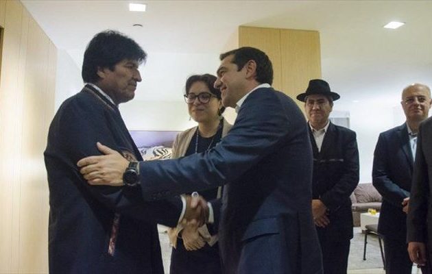 Τι συμφώνησαν ο Τσίπρας και ο πρόεδρος της Βολιβίας Έβο Μοράλες