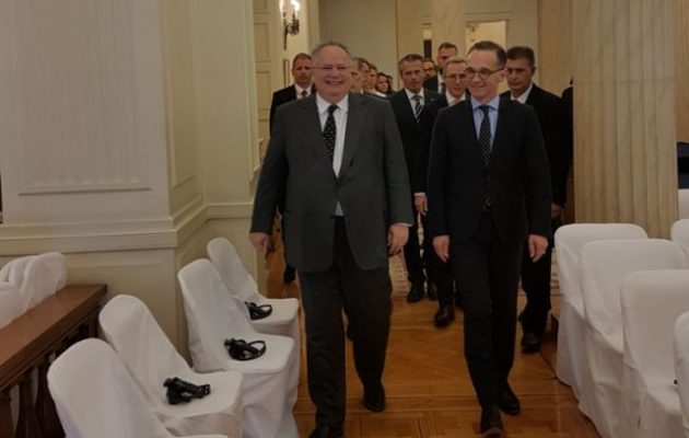 Νίκος Κοτζιάς: «Μεγάλη η ευθύνη της Ελλάδας στην περιοχή» – Χάικο Μάας: «Ένδειξη υπεύθυνης πολιτικής»