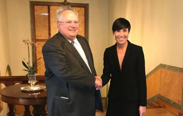 Υψηλή διπλωματία Κοτζιά στη Νορβηγία – Άκουσε ύμνους για την Ελλάδα και τον διεθνή μας ρόλο