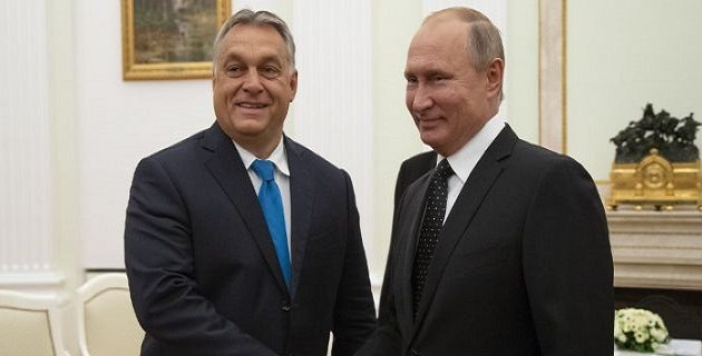 Συμφωνία Πούτιν-Όρμπαν για συνέχιση της τροφοδοσίας της Ουγγαρίας με ρωσικό αέριο