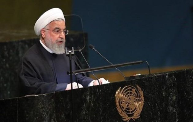 Μεγάλες στιγμές στον ΟΗΕ! Ο θεοκράτης Ροχανί κατηγόρησε τις ΗΠΑ ότι κάνουν «μπούλινγκ» στο Ιράν
