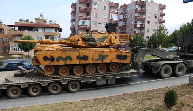 Η Τουρκία αναπτύσσει τανκς και τεθωρακισμένα στην Ιντλίμπ ως ασπίδα στους τζιχαντιστές (φωτο)