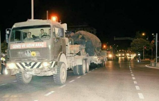 Ακόμα μια μεγάλη τουρκική στρατιωτική φάλαγγα με τανκς και τεθωρακισμένα εισήλθε στην Ιντλίμπ το βράδυ