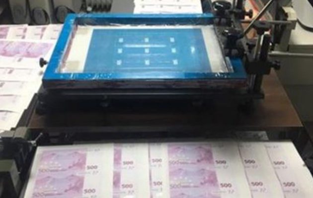«Τσίμπησαν» το πιο σύγχρονο εργαστήριο πλαστών χαρτονομισμάτων –  Κατασχέθηκαν 11 εκατ. ευρώ (βίντεο)
