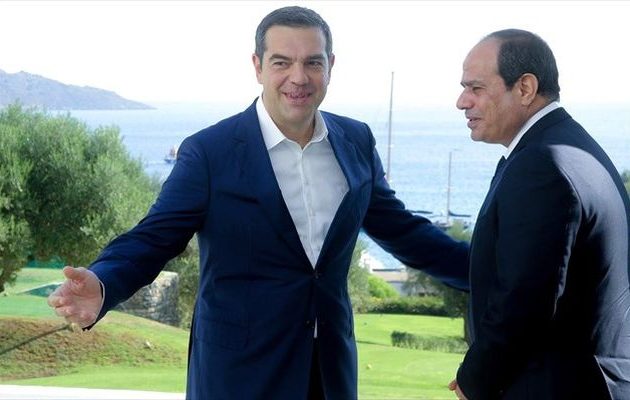 Τι συμφώνησαν Τσίπρας και Σίσι για την οριοθέτηση της ΑΟΖ