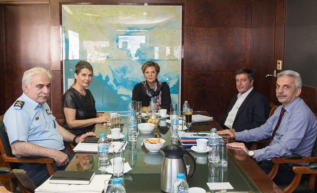 Το σχέδιο για την αστυνόμευση στην Αθήνα συζήτησαν Γεροβασίλη, Παπακώστα και Καμίνης