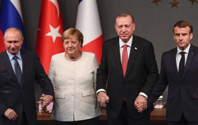 Κρατώντας το χέρι του τζιχαντιστή Ερντογάν συμφώνησαν για «ειρήνη» στη Συρία