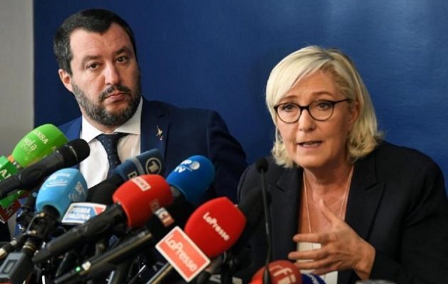 Στη Ρώμη η Λεπέν: Η άγρια παγκοσμιοποίηση είναι σε βάρος της Ευρώπης